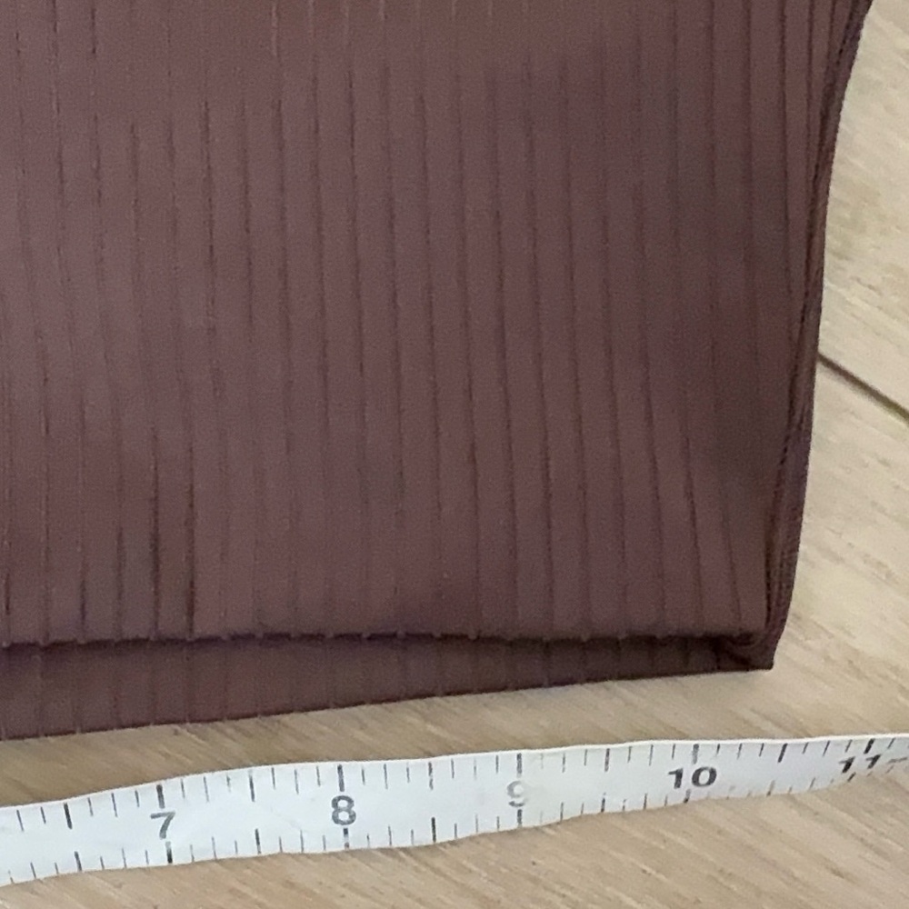 Vuori Inversion Rib Ribbed Legging In Java Brown … - image 5